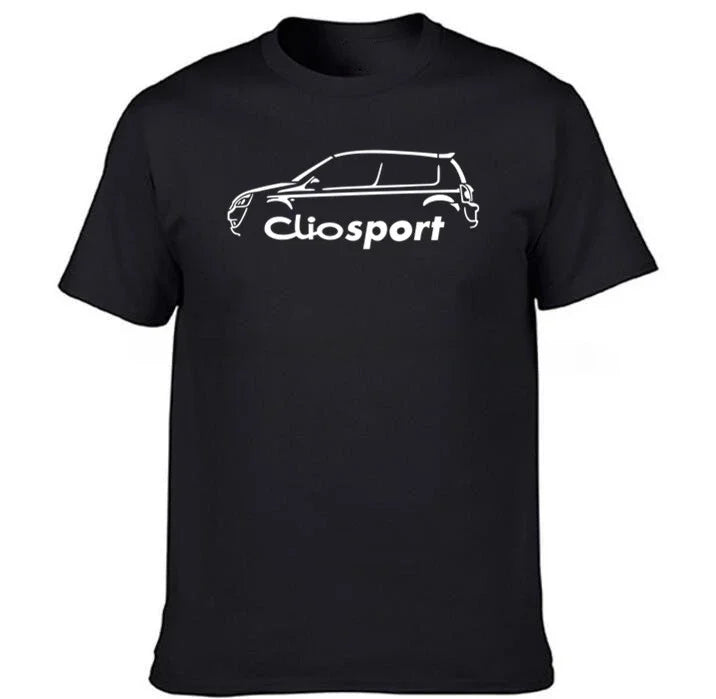 Men T Shirt Short sleeve 2022 mens designer clothes new in tops & tees tee shirt homme CLIO SPORT 182 CUP CLASSIC CAR T-SHIRT